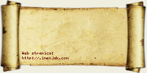 Andjelina Ćatić vizit kartica